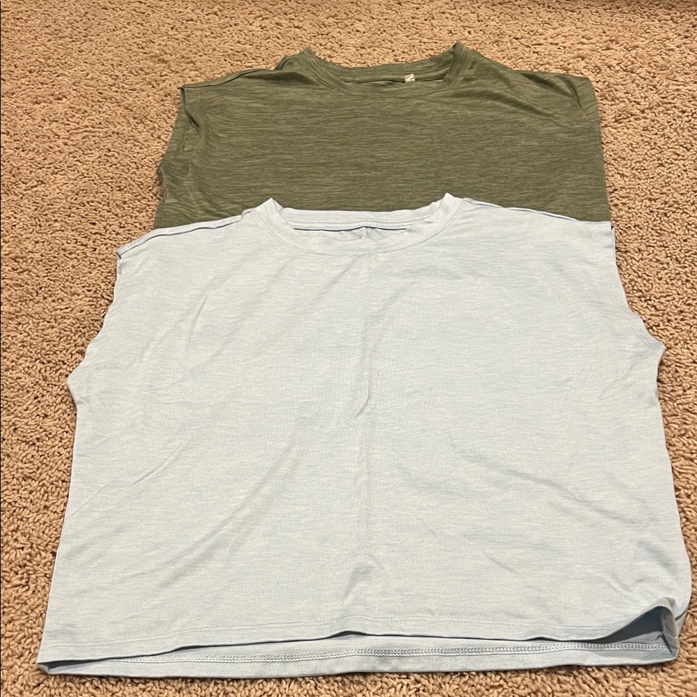DSG Girls Cropped Athletic Tee Set